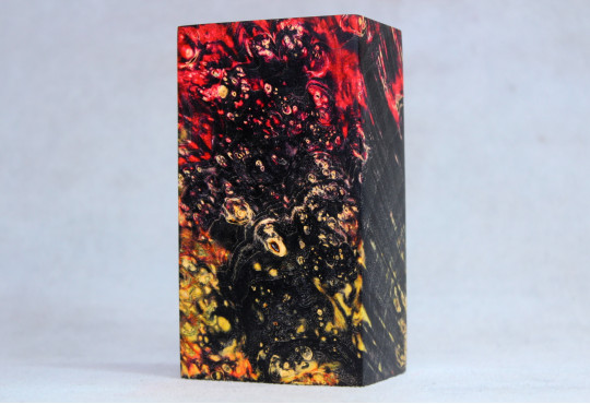 Stabilized Maple Burl Wood Mod Block